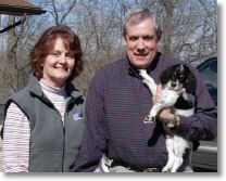 Buck with Hollis and Barbara